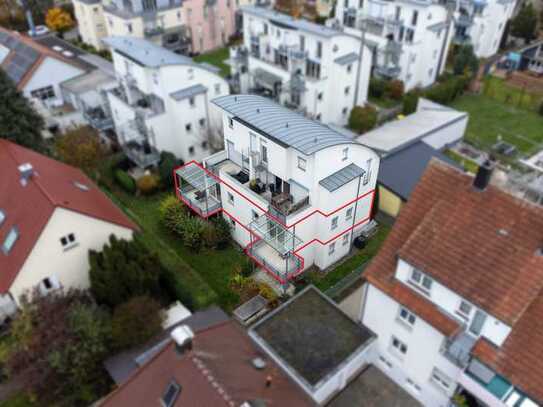 Ansprechende 4 Zimmer Wohnung mit 2 Balkonen in zentrumsnaher Lage in Ravensburg