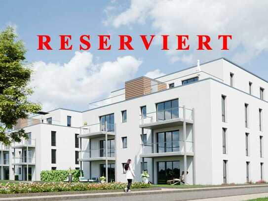 *RESERVIERT* ZEITGEMÄßE WOHNFORM: NEUBAU MIT 4 ZIMMERN, SÜDWEST-BALKON UND TIEFGARAGE