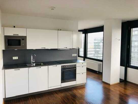 Ffm-Niederrad - Modernes Appartement mit Einbauküche und Einbauschränken