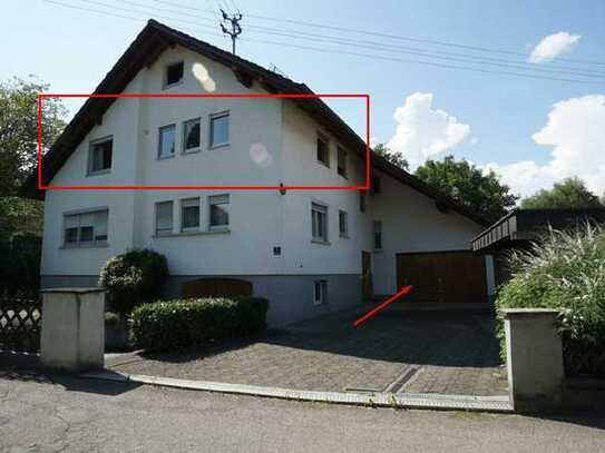 *** 3-Zi. DG-Wohnung in 3 Familienhaus im Grünen ***