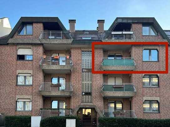 Helle 2-Zimmer-Wohnung mit zwei Balkonen in Ratingen Mitte