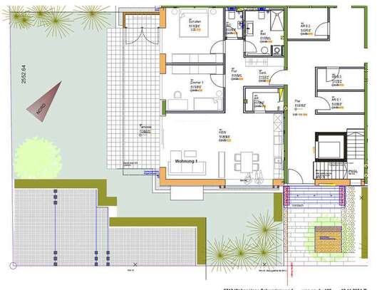 Exklusive 3,5 Zimmerwohnung EG/OG, geh. Innenausstattung, Gartennutzung