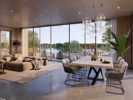 Mondänes Penthouse mit 38m² Süd-West Terrasse zum Tegeler See