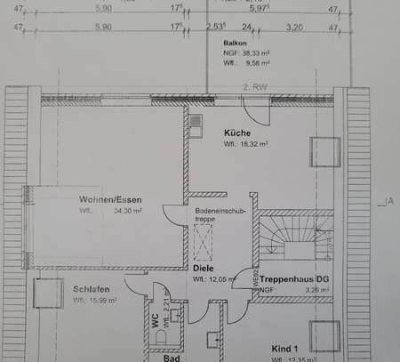 Geräumige 3-Zimmer-Wohnung zur Miete in Sassenberg-Füchtorf