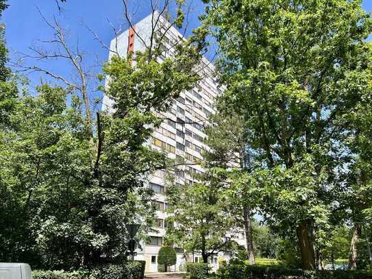 Günstig geschnittene Wohnung mit Grünblick