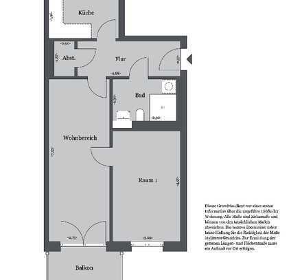 Gemütliche 2-Zimmer im WOHNEN PLUS