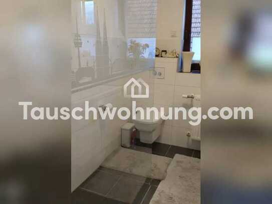 Tauschwohnung: Wohnung mit 2 Balkonen und Garten