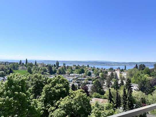 Frisch renovierte Penthousewohnung mit Bodenseeblick