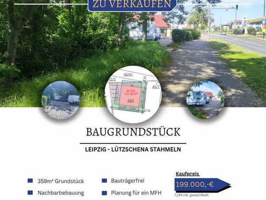 Baugrundstück mit 359m² für Einfamilienhaus oder kleinem Mehrfamilienhaus