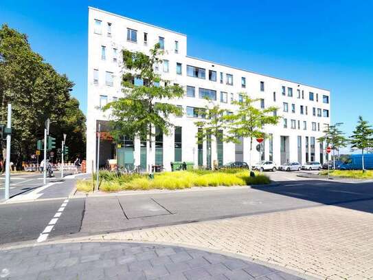 Wohnen im maritimen Stadtquartier am Rhein! Helle 2-Zi.-Penthouse-Wohnung auf 62m² inkl. Balkon!