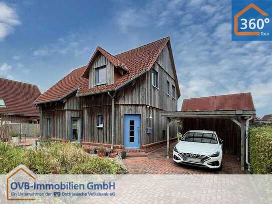 Nachhaltig wohnen mit Stil: Charmantes Holzhaus in bevorzugter Lage in Emden