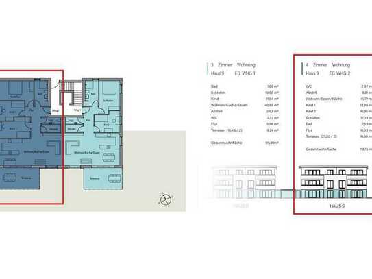 Neubauwohnung - zentrumsnah und doch im Grünen