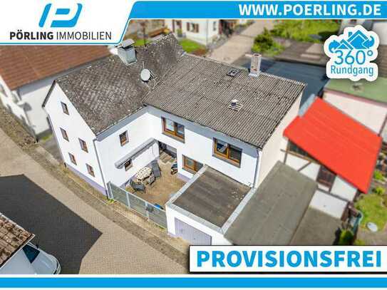 Charmantes und modernisiertes Einfamilienhaus mit Innenhof, Garage + ruhige Lage - PROVISIONSFREI