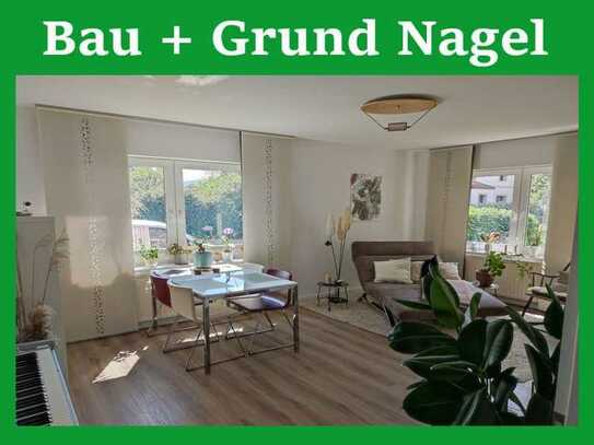 Erdgeschosswohnung mit Einbauküche, Terrasse und eigenem Garten in zentrumsnaher Lage