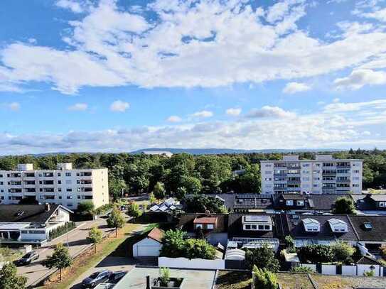 Moderne Wohnung mit Bergstraßenblick und Garage