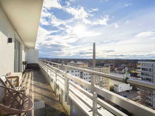 MGF-Group: 2-Zimmer Penthousewohnung in Oberschleißheim mit schöner Dachterrasse.