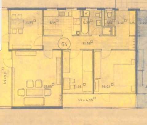 4Zi.-Wohnung in Freiburg-Zähringen, Denzlingerstraße 5