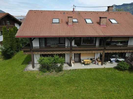 Traumhafte 2-Zimmer Erdgeschoss-Terrassen-Wohnung in Hofen bei Sonthofen