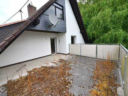 Hennef-Allner: Dachgeschosswohnung mit Ausbaureserve und großzügiger Terrasse