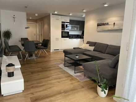 Exklusive, vollständig renovierte 3-Zimmer-Wohnung mit Balkon und Einbauküche in Malsch