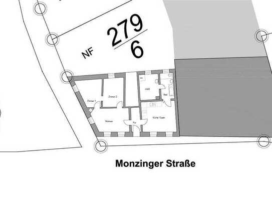 Attraktive und gepflegte 3-Raum-EG-Wohnung in Bad Sobernheim