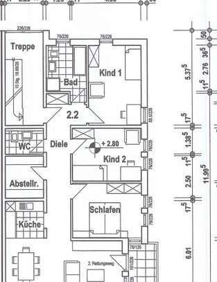 Geschmackvolle 3-Raum-OG-Wohnung mit gehobener Innenausstattung mit Balkon in Eich