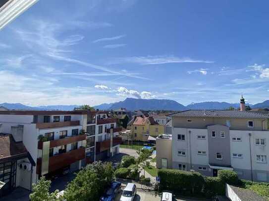 Exklusive Dachterrassenwohnung Nähe Salzburg mit traumhaftem Ausblick in die Berge