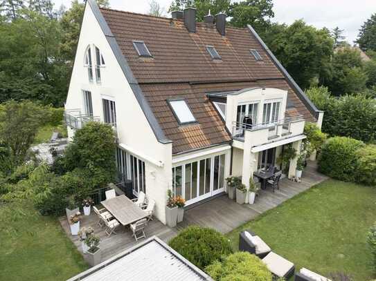 Gräfelfing-Lochham - High-End, Exklusive, ruhige Villenhälfte, traumhafter Garten, Doppelcarport