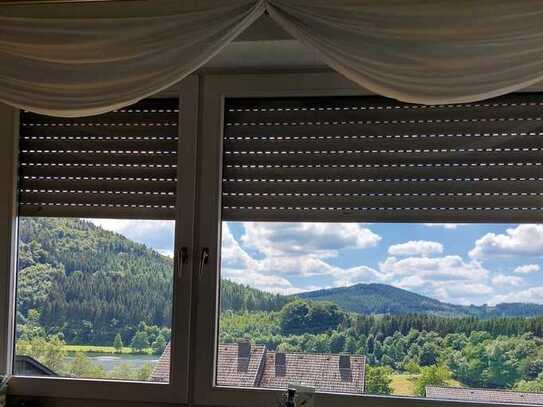 Panoramablick - Freundliche 2-Zi.-Whg mit Balkon und SEEBLICK Hillebachsee in Winterberg Niedersfeld