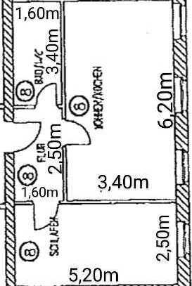 2 Raum Wohnung in Chemnitz/Kaßberg