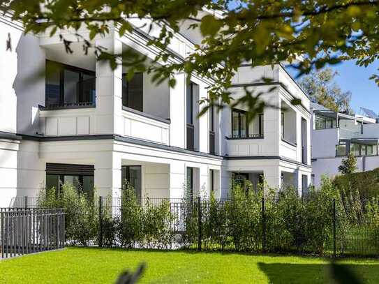 Exklusive Gartenwohnung mit Gäste- und Relaxflächen in fertiggestelltem Stadtpalais