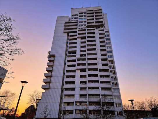 Mini-Wohnung, Maxi-Aussicht: 1-Zimmer-Wohnung mit Traumhafter Dachterrasse und Balkon in Mettenhof