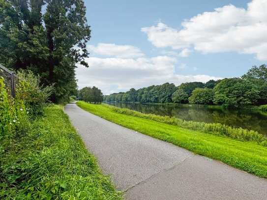 Wohnen am Werdersee: Schöne Erdgeschosswohnung mit direktem Zugang zum Werdersee in Bremen-Buntentor