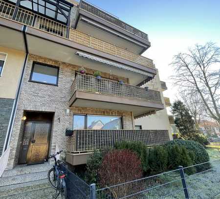 Attraktive Wohnung im Landwehrviertel mit Balkon, Aufzug und Garage in einer Sackgasse!