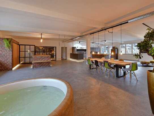 Luxusloft mit Sauna und Whirlpool