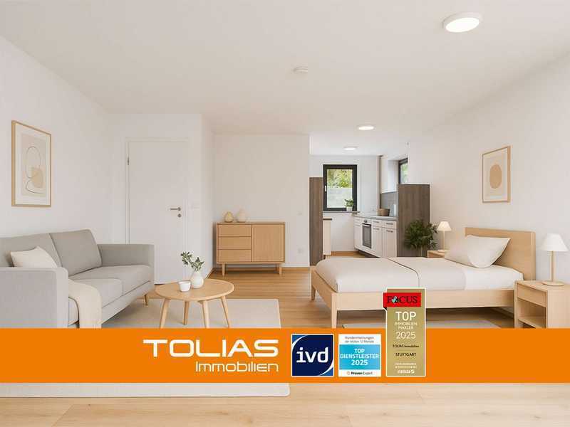 Saniert, gepflegt, gut gelegen – 1-Zimmer-Wohnung in Zuffenhausen