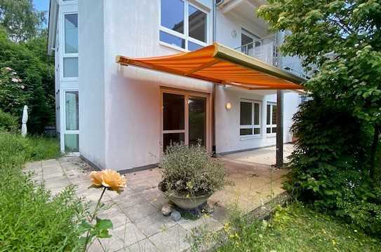 Exklusive 3-Zimmer-EG-Wohnung mit großer Terrasse, Garten, EBK in Tübingen