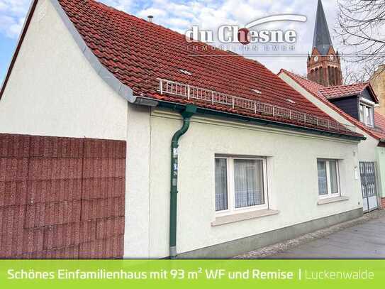 Gemütliches Einfamilienhaus mit Remise in Luckenwalde