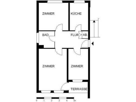 WBS erforderlich***3- Zimmerwohnung im 2. Obergeschoss mit Balkon***