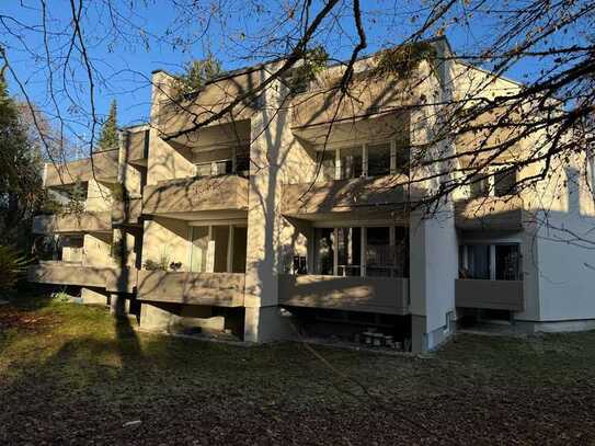 Stilvolle 1-Zimmer-Hochparterre-Wohnung mit Süd-Balkon in München Alt-Solln