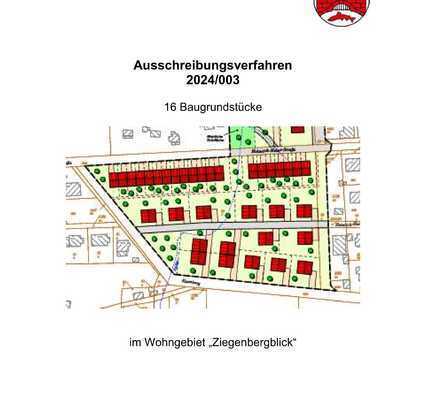 16 Baugrundstücke ab 445 m² in idyllischer Stadtrandlage mit fantastischem Panoramablick