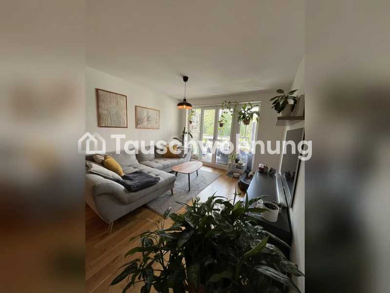 Tauschwohnung: 3 Zimmerwohnung mit großem Balkon zum grünen Hinterhof