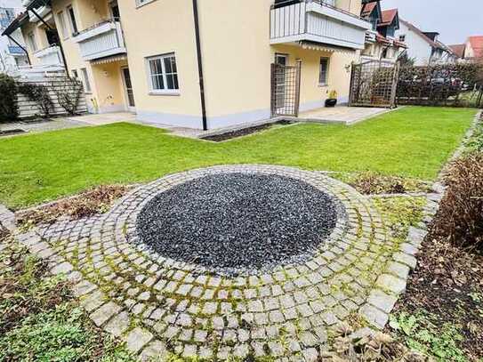 Stilvolle, gepflegte 3-Zimmer-Erdgeschosswohnung mit wunderschönem eigenen Garten in Buchloe