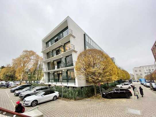 BÜROHAMBURG.DE: Flexibel gestaltbare Bürofläche mit Balkon im Harburger Binnenhafen