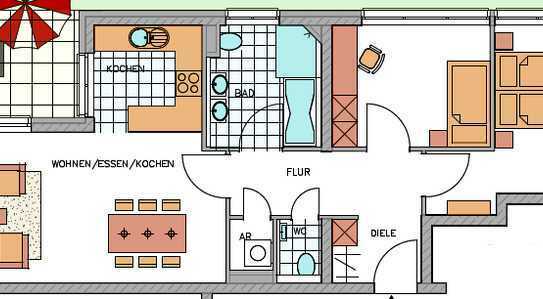 Exklusive 3-Zimmer Wohnung!