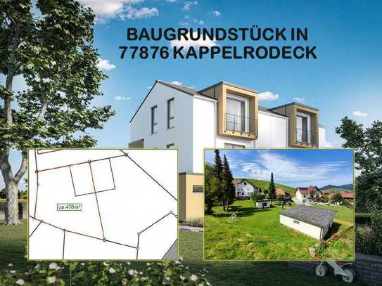 470 m² Baugrundstück in Kappelrodeck – Ihre Chance auf ein Eigenheim in idyllischer Lage