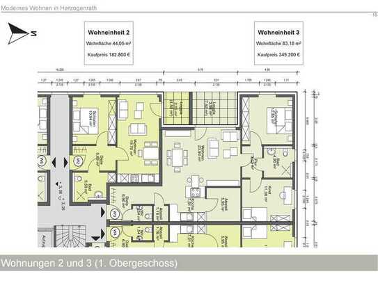 NEUBAU im Zentrum! Tolle neue Wohnung mit Aufzug und Sonnenterrasse (WE2)