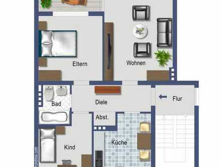 3-Zimmer-Wohnung als Kapitalanlage in zentraler Lage
