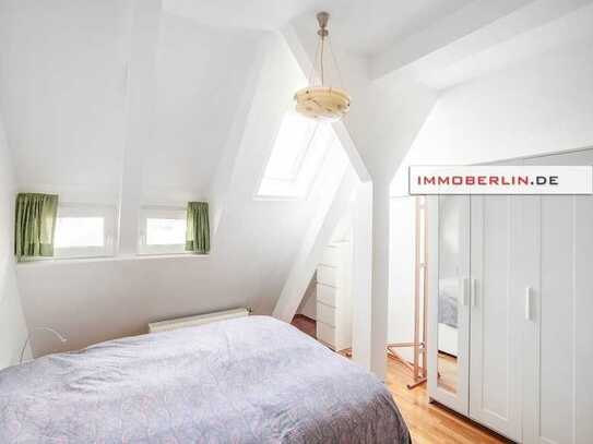 IMMOBERLIN.DE - Fantastische Dachgeschosswohnung mit Westterrasse, Galerieambiente + Lift