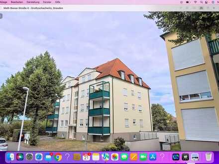 In Dresden-Laubegast "Lindenpark" - Gepflegte Wohnung mit vier Zimmern und Balkon